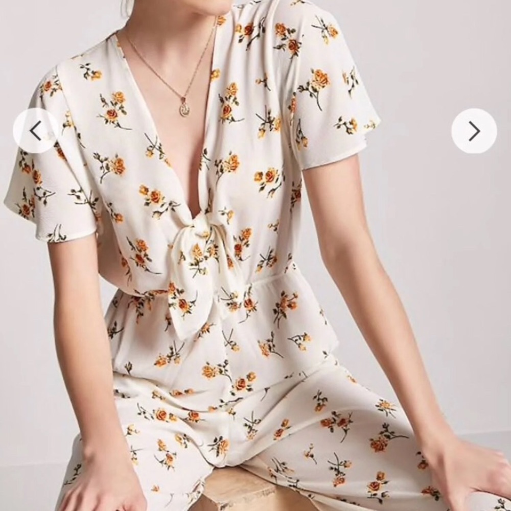 Floral Romper - Picture 4 of 5
